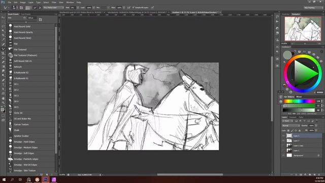 Using The Mixer Brush Tool смотреть онлайн