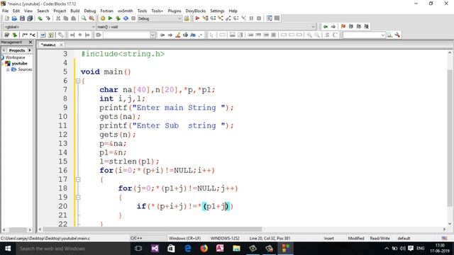 C Program Substring is Present in the Given String Using Pointer || MCS-011|| O level смотреть онлайн