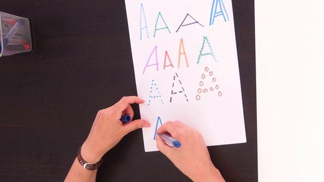 Весёлые прописи - играем с буквами! Каллиграфия. Развитие моторики. Подготовка руки к письму смотреть онлайн