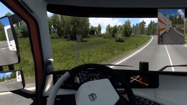 ETS 2 Volvo Играю на Геймпаде Первый раз смотреть онлайн
