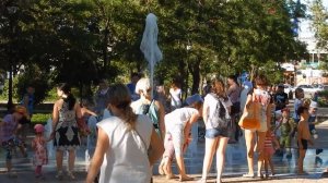 Сухой фонтан в Парке Аттракционов, Волгоград, Спартановка, Часть 2