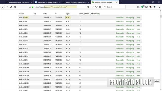 Integrating Nodejs and Maven using The Maven Frontend Plugin смотреть онлайн