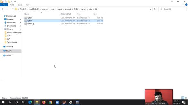 19 NTAJ415 Oracle thin Driver and DB connectivity May 10th 2021 смотреть онлайн
