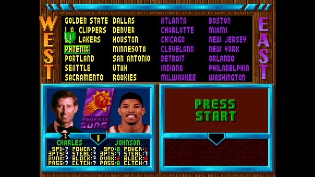 NBA JAM T.E. (Snes) Secret Characters Part 1. смотреть онлайн