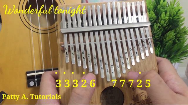 Wonderful tonight by Eric Clapton | Kalimba cover / Tutorial with easy tabs смотреть онлайн