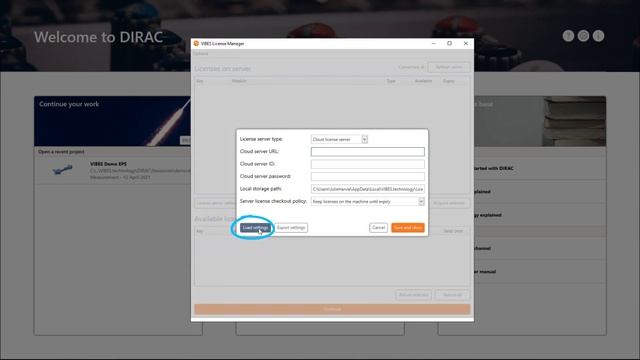 DIRAC - Working with the VIBES License Manager смотреть онлайн