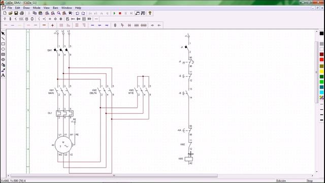 CADE SIMU Electrical Circuit Simulator Part 2 - Wye Delta Reduced Voltage Starter (Tagalog) смотреть онлайн