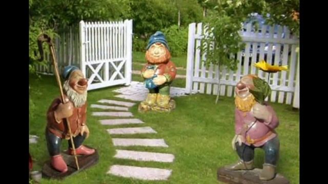 Прикольные фигурки для сада смотреть онлайн