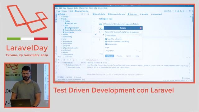 Roberto Gallea - Test Driven Development con Laravel - laravelday 2019 смотреть онлайн