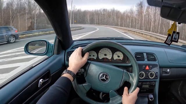 ТЕСТ ДРАЙВ 24 летнего МЕРСЕДЕС ЦЛК W208 КУПЭ С208(2.0 136 л.с.)ОБЗОР/ДИЗАЙ ВОЖДЕНИЕ ОТ ПЕРВОГО ЛИЦА