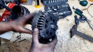 Снятие и ремонт генератора bmw x5 e53