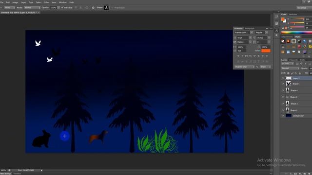 Custom Shape Tool In Photoshop | Photoshop Class 10 | смотреть онлайн