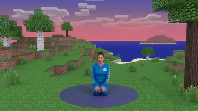 Minecraft | A Cosmic Kids Yoga Adventure! ⛏? - Minecraft Videos for Kids смотреть онлайн