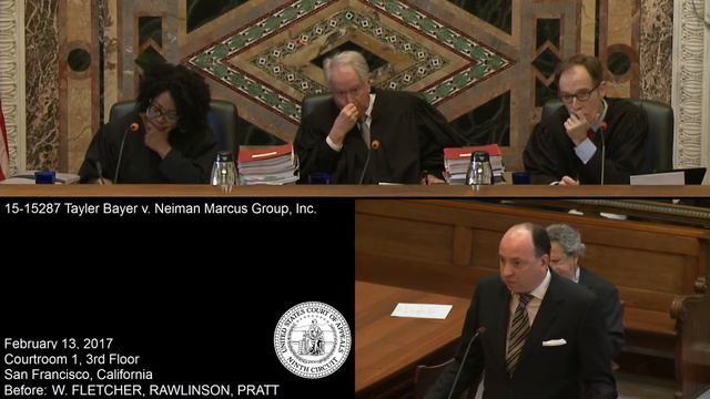 15-15287 Tayler Bayer v. Neiman Marcus Group, Inc. смотреть онлайн