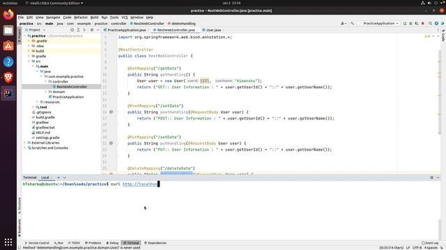 HTTP methods in SpringBoot смотреть онлайн