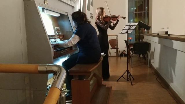 Мендельсон в Соборе -  Концерт для скрипки ми минор   В.Струк (орган), Н.Мазепа (скрипка) 3/02 /19
