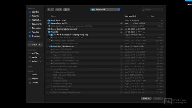 11. Export to Logic on Mac