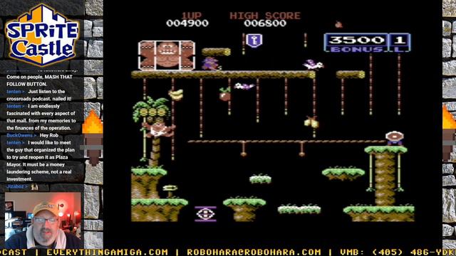 Sprite Castle Plays Donkey Kong Jr (Commodore 64) смотреть онлайн