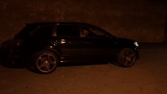 Audi Q7 S-Line black SUV смотреть онлайн