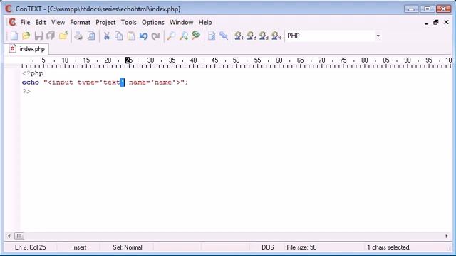 PHP 11 Output HTML Using echo print смотреть онлайн