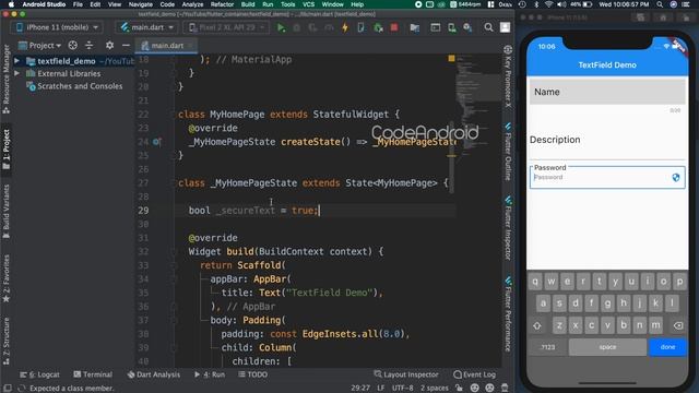 #11 - TextField and TextFormField #CodeAndroid #Flutter смотреть онлайн