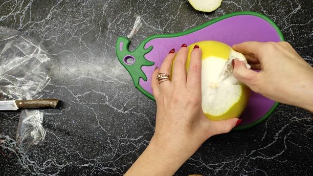 Как правильно почистить фрукт Помело!!! смотреть онлайн