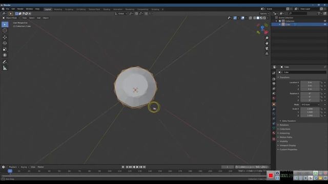 Fast modeling of a low-poly 3D Diamond model in a Blender in a one minute смотреть онлайн