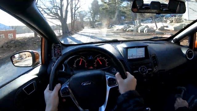 Driving Review of the Fiesta ST AKA Ford Go Kart (POV) смотреть онлайн