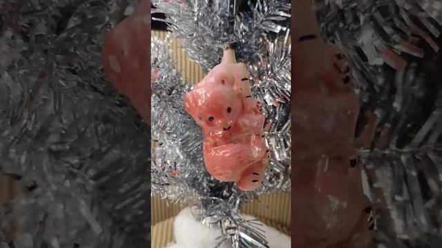 с детства любимая подвеска мишка на ёлке .. ёлочные игрушки СССР смотреть онлайн
