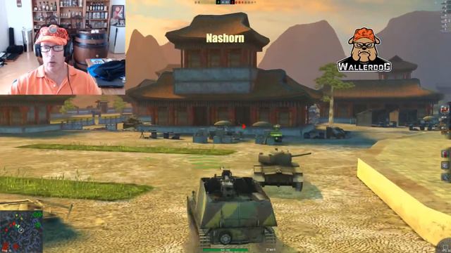 WOT Blitz T-VI Nashorn German TD Gameplay Road to St. Emil T-VII German Tank Destroyer Part 01 смотреть онлайн