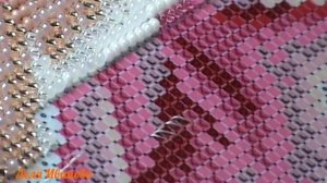 Вышивка бисером. Способ закрепления нити без узелка.