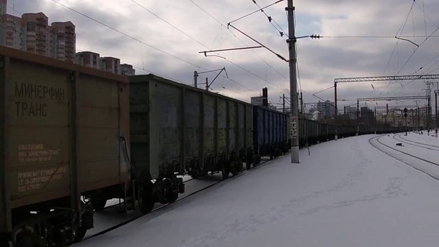 товарный поезд станция Киев-Демеевский смотреть онлайн