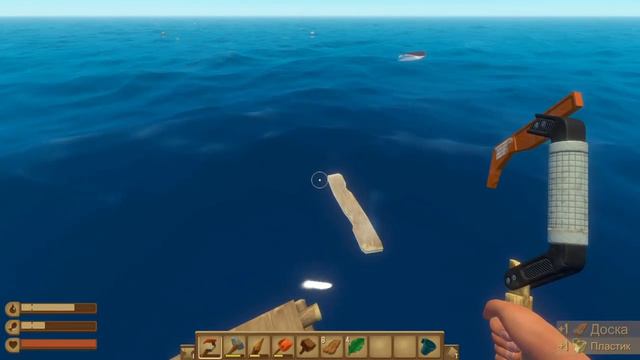 ВЫЖИВАНИЕ НА ПЛОТУ! НАШЛИ ЗАГАДОЧНЫЙ ОСТРОВ! ● Raft CO-OP смотреть онлайн
