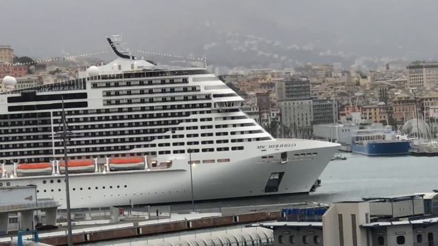 MSC Meraviglia In Genoa Cruise Port Italy 2017 смотреть онлайн