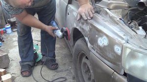 зачистка и грунтовка авто своими руками