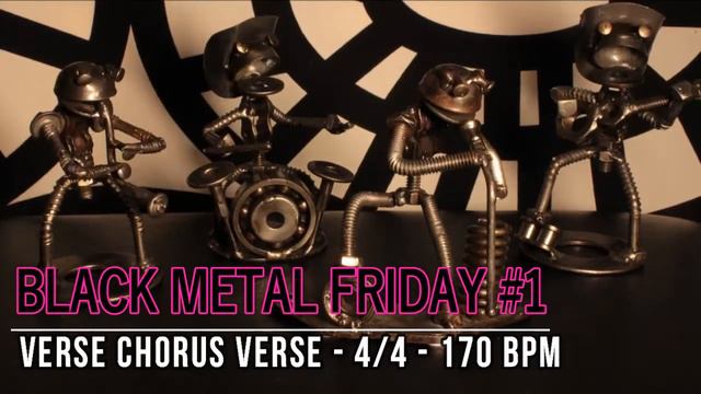 170 BPM - Black Metal Friday #1 - 4/4 Drum Track - Metronome - Drum Beat смотреть онлайн