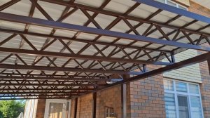 навес односкатный