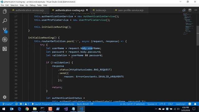 Professional Case Study Development - Part 4 (JWT based Authentication and Authorization) смотреть онлайн