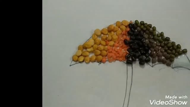 Make Umbrella From Pulses | Pulses Activity | Pulses Decoration Craft Activity смотреть онлайн