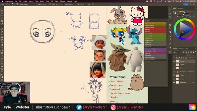 Illustration Masterclass with Kyle T. Webster - What Makes a Character Design Cute? смотреть онлайн