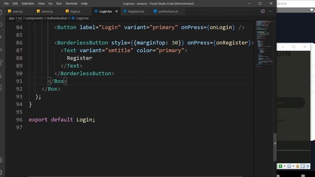 Login Authentication - amazon clone app react native | Mongodb Login | Mern stack смотреть онлайн