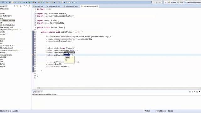 JAVA ORM (ders 9) - Hibernate simple CRUD operations смотреть онлайн