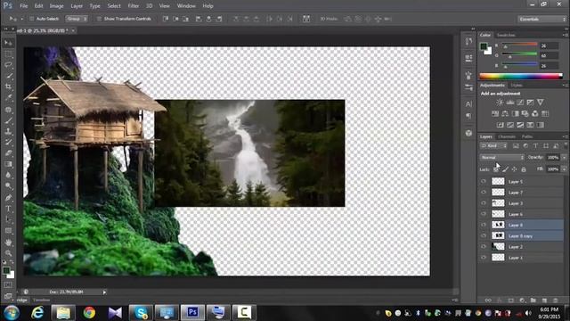 Photoshop manipulation tutorial | Matte Painting tutorial | Forest смотреть онлайн