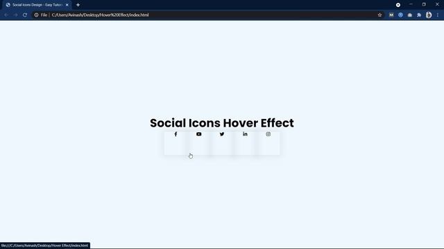 How To Make Hover Effect on Website Using HTML and CSS | Icons Animation on Website смотреть онлайн