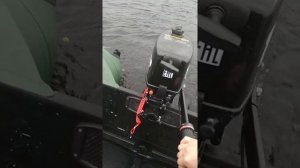 Лодочный мотор TOYAMA 2.6.Первый запуск двигателя.