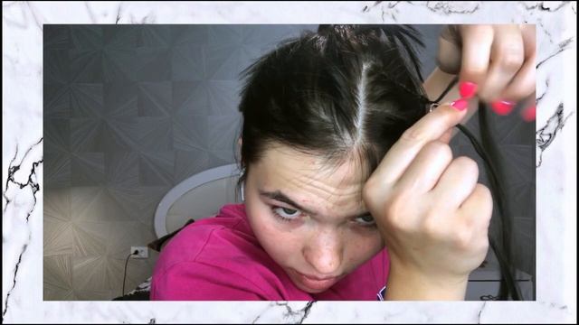 Прическа с колечками|Косичка с кольцами|Колечки|Лайфхак|В домашних условиях смотреть онлайн