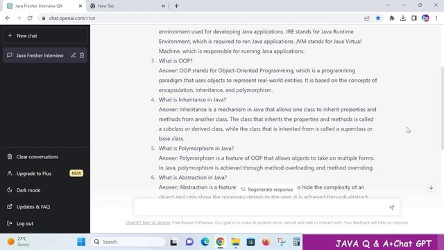 Java Basic Interview questions and answers - Chatgpt opean ai Explained смотреть онлайн