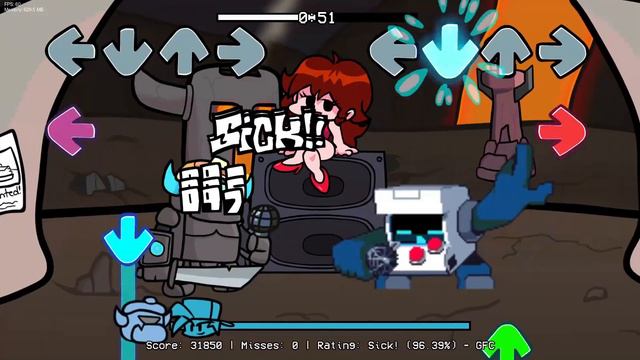 Drowning But Sing It Mini Pekka And 8 Bit | Friday Night Funkin | Cover смотреть онлайн