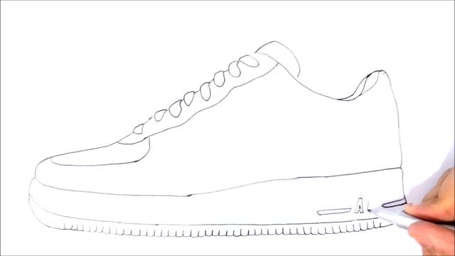 HOW TO DRAW A SHOES | DRAWING NIKE SHOES смотреть онлайн
