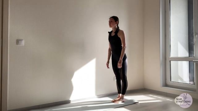 Шпагат в домашних условиях | Очень приятная и мягкая растяжка на продольный шпагат смотреть онлайн